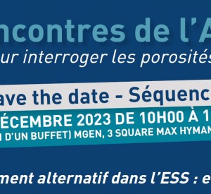 4e rencontre de l’ADDES : L’ESS, porteuse d’un management alternatif ? 4e rencontre de l’ADDES : L’ESS, porteuse d’un management alternatif ?